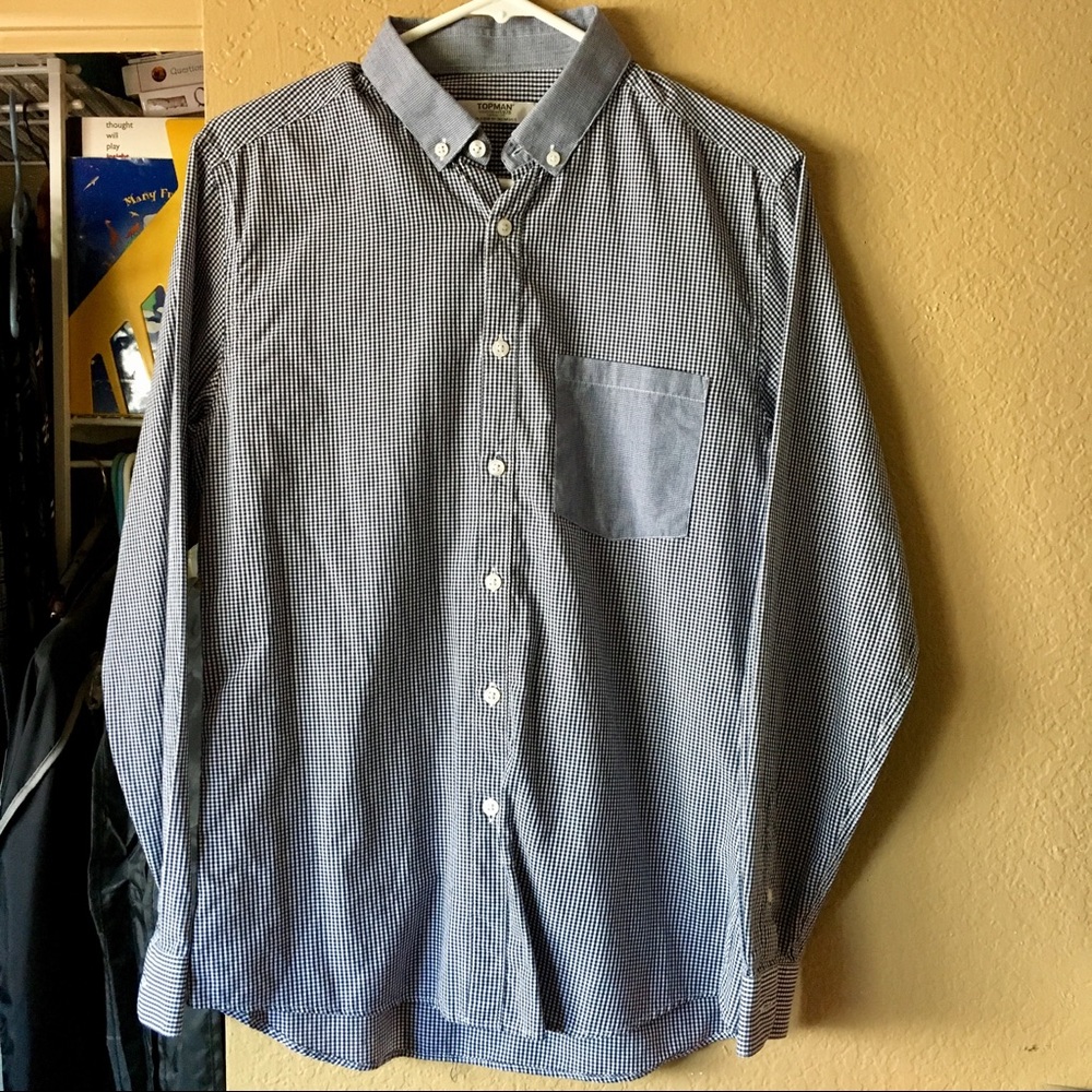 Topman Oxford Button Down dress shirt Button up